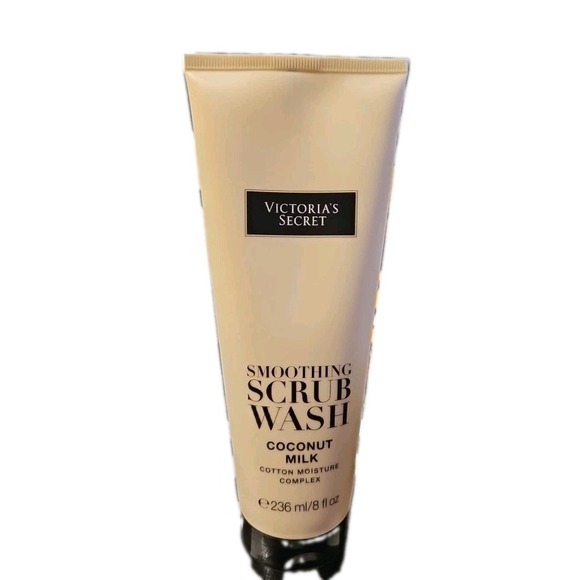 Victoria's Secret Other - Victoria's Secret Smoothing Scrub Wash Coconut Milk Cotton Moisture Complex 8 oz